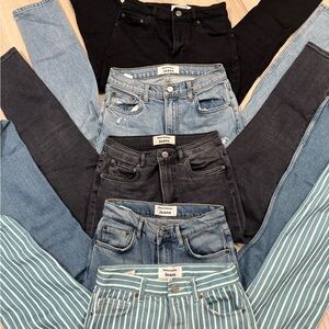 Lot of 5 Reformation Jeans 25